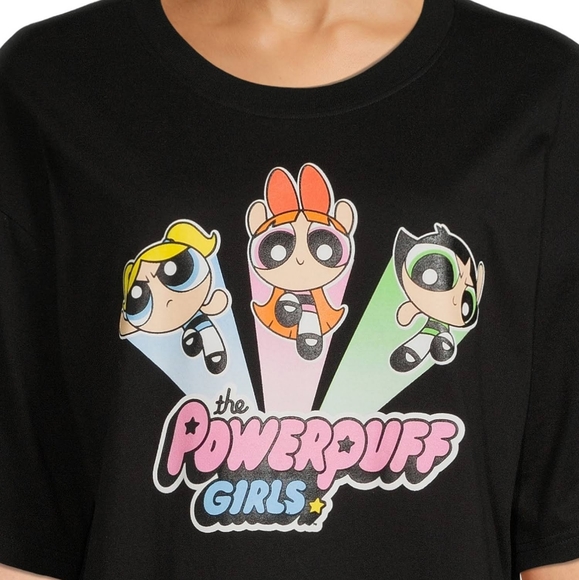 The Powerpuff Girls Trio Oversized Long Tee - Picture 2 of 8